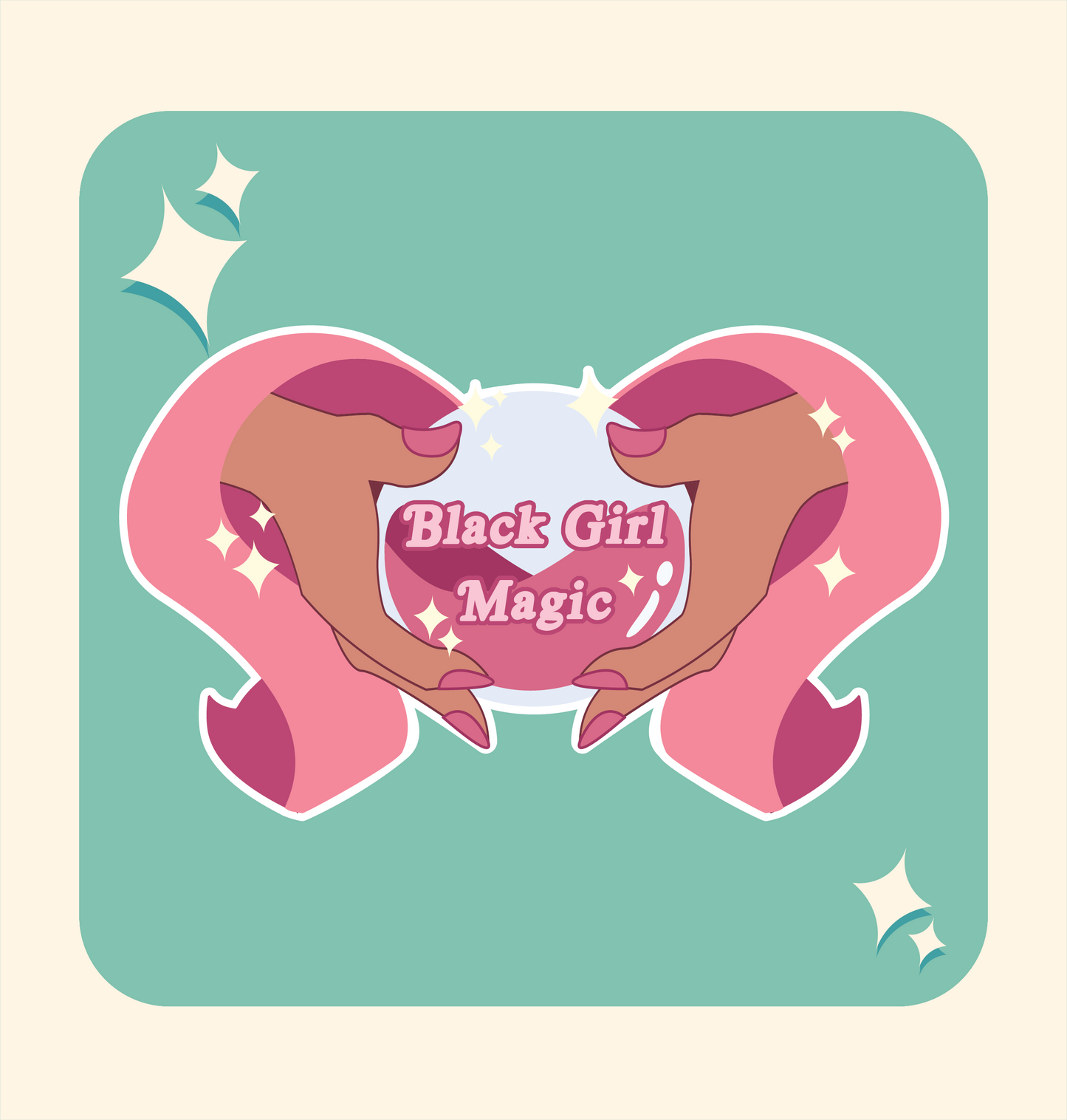 Black Girl Magic Sticker
