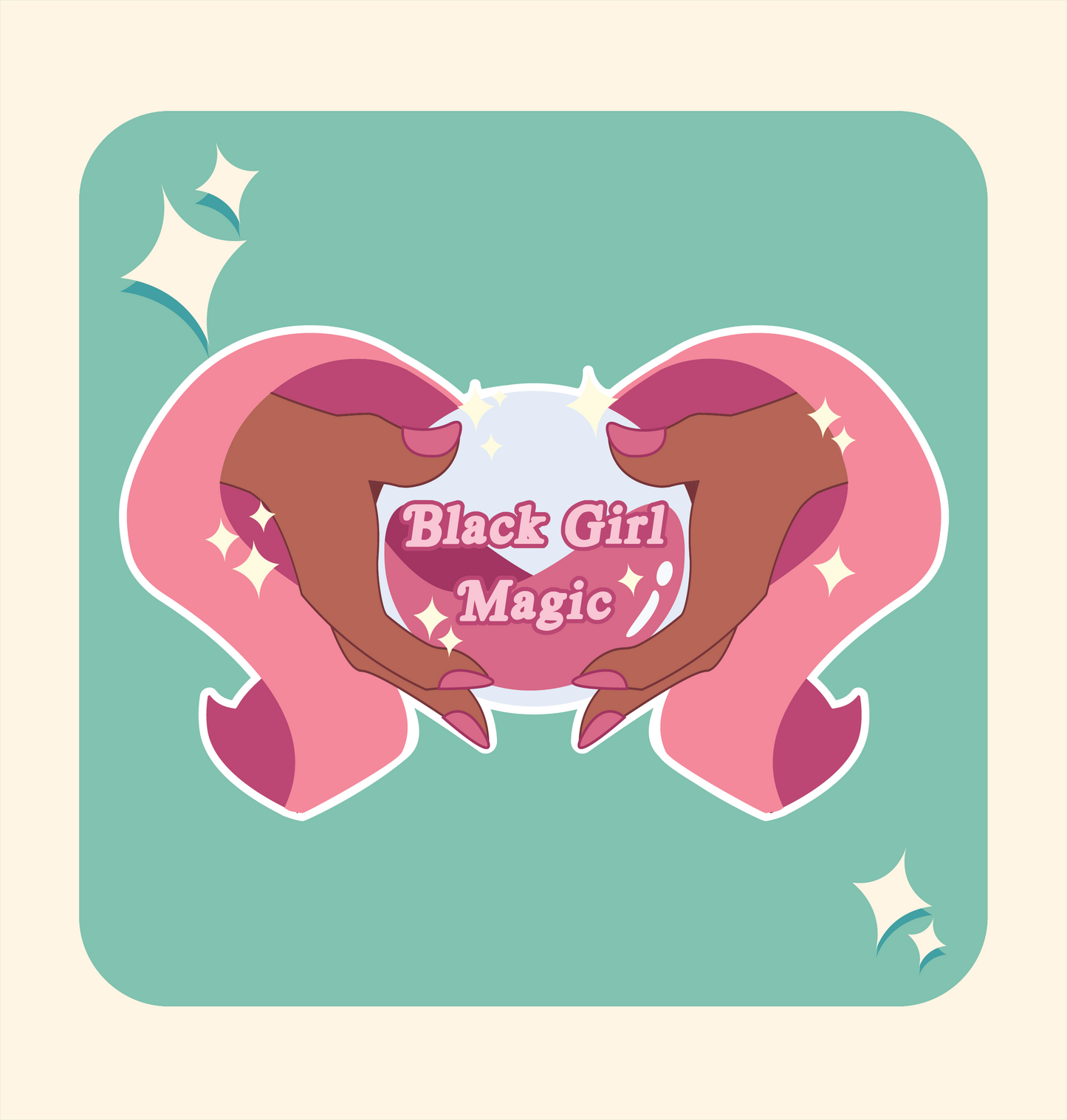 Black Girl Magic Sticker
