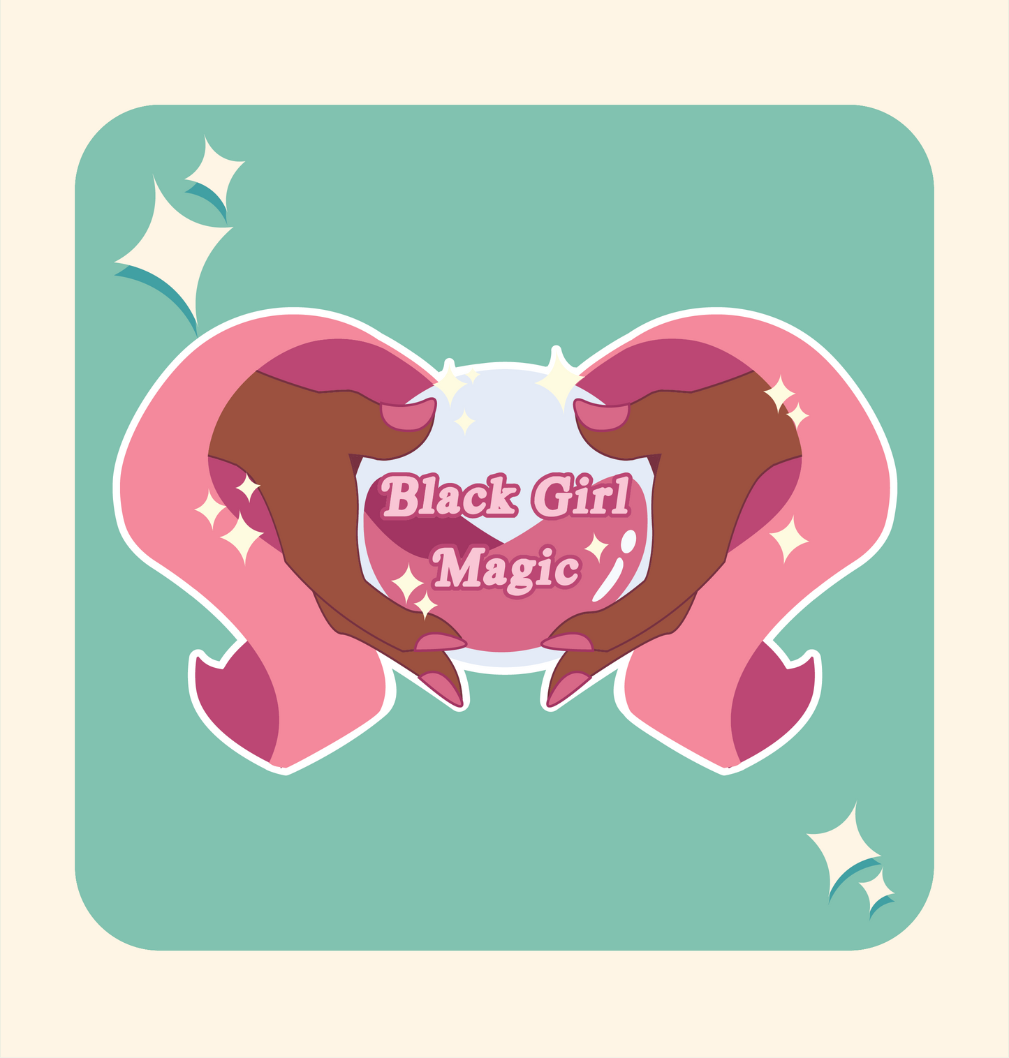Black Girl Magic Sticker