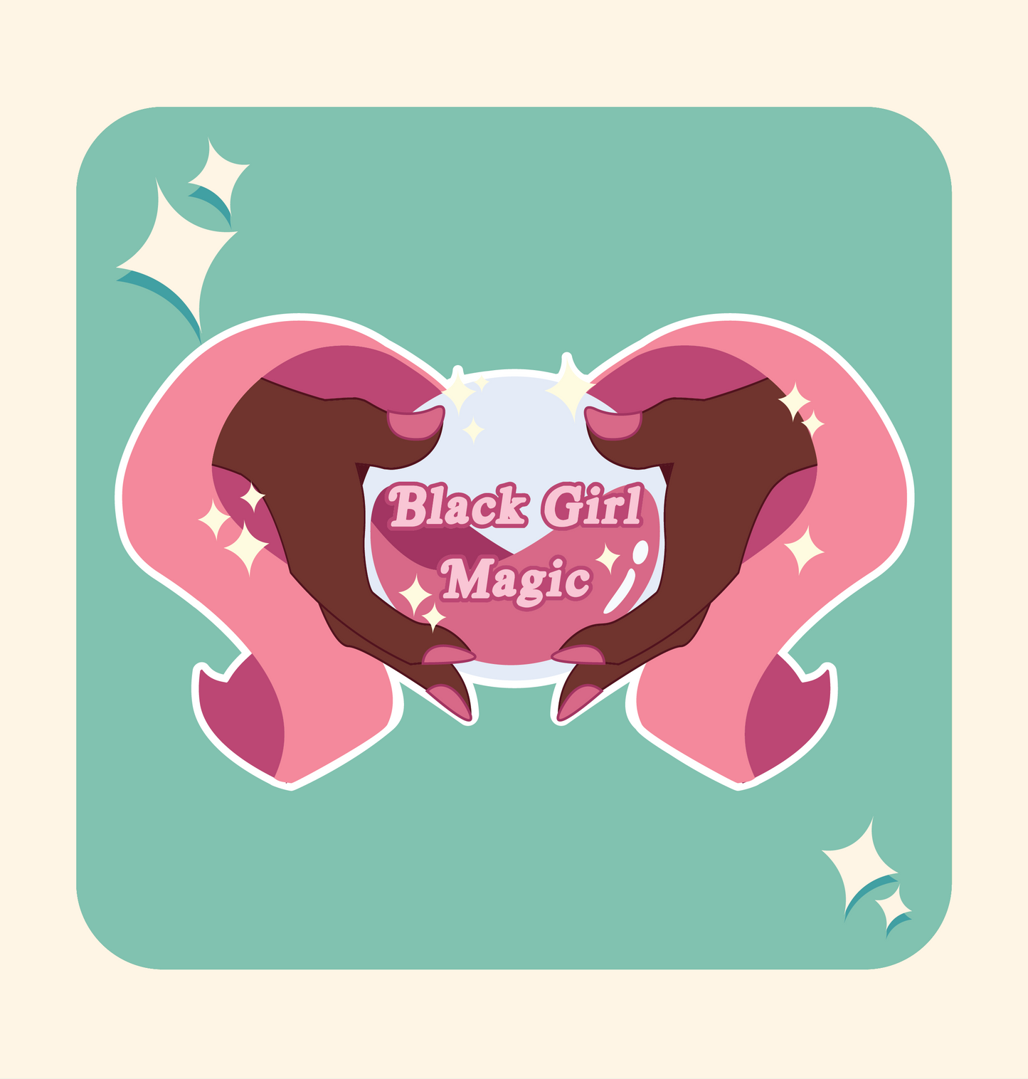 Black Girl Magic Sticker