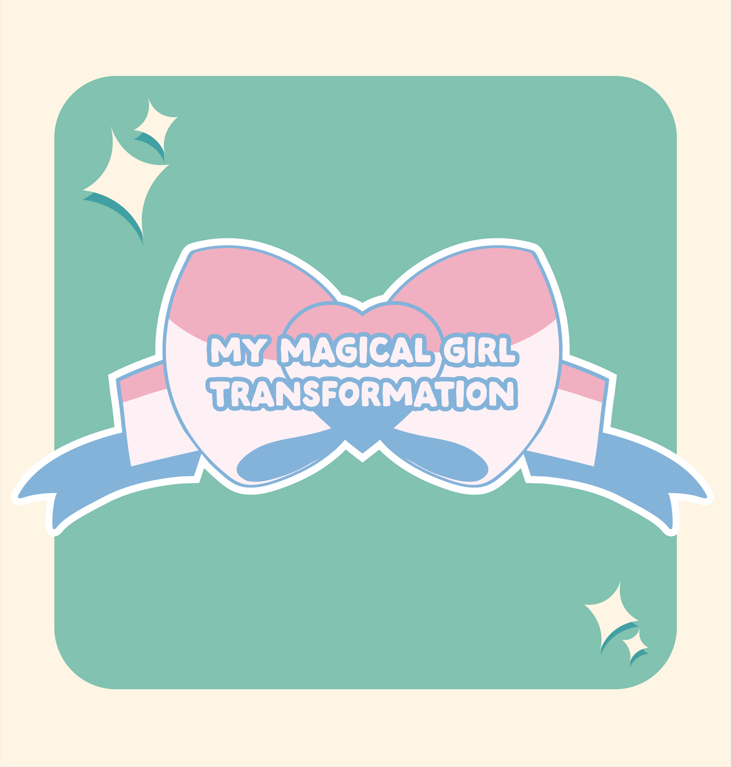 My Magical Girl Transformation Holographic Sticker