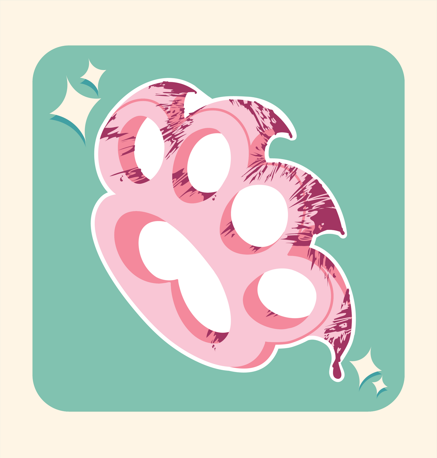 Kitty Got Claws Sticker