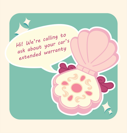 Car's Extended Warranty Sticker