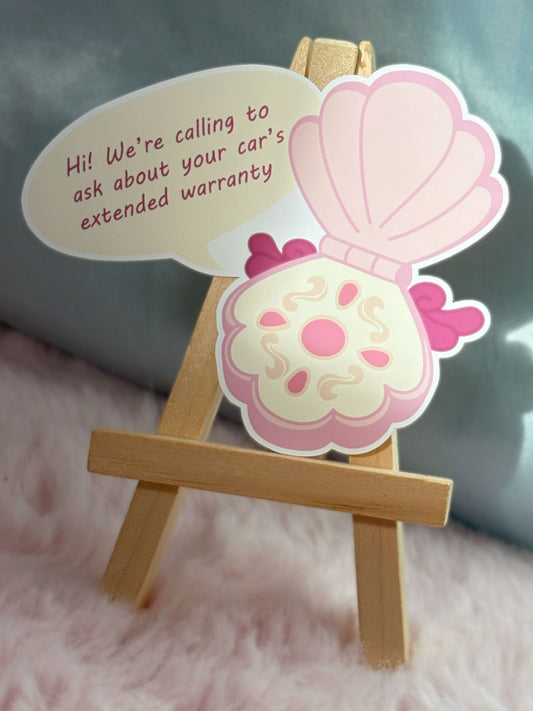 Car's Extended Warranty Sticker